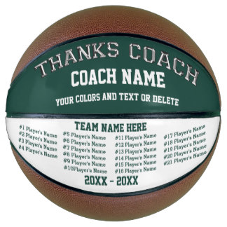 All Players, Team Colors on Basketball Coach Gifts