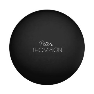 Tischtennis-Monogramm black_ball Tischtennis Ball