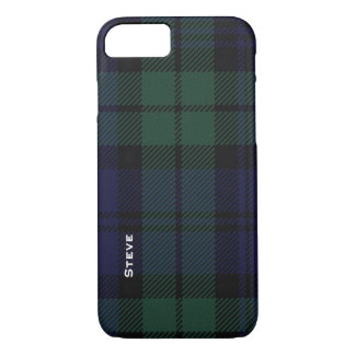 Black Watch Tartan Plaid iPhone 7 Case