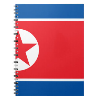 Flag of the Democratic People's Republic of Korea Spiral Note Book