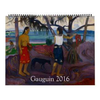 Gauguin 2016 enorme calendarios de pared