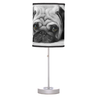 Sad Pug Table Lamp