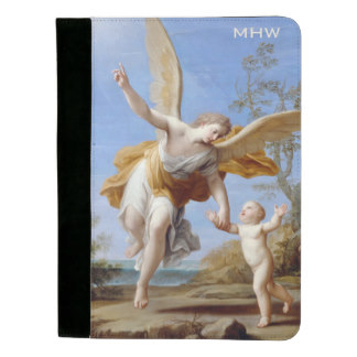 "The Guardian Angel" custom monogram padfolio