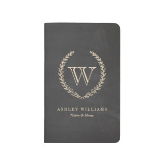 Chalkboard Style Monogram Journal