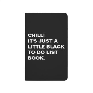 Little Black To-Do List Book - Pocket Journal