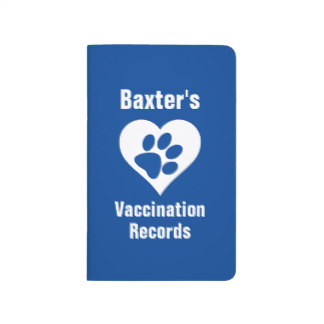 Personalized Pet Records-Vaccinations, Vet Visits Journal