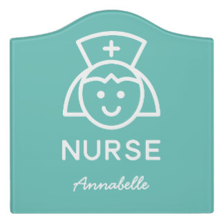 Nurse Lineart Modern Icon Door Sign