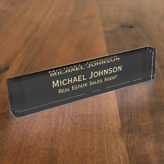 Custom Personalized Office Title Desk Name Plate