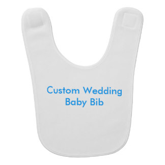 Custom Wedding Baby Bib