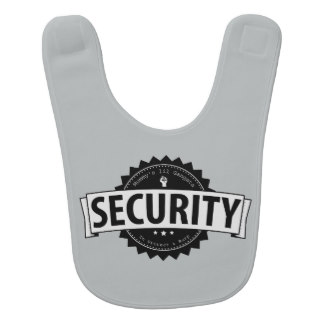 Mummy's Lil Security -grey- Bibs