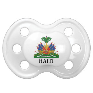 Le HAÏTI - emblème/manteau des bras/drapeau/symbol Sucette Pour Bébé