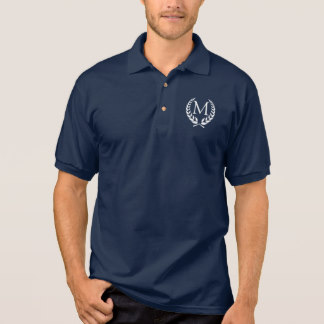 OB Wreathed Monogram Polo Shirt