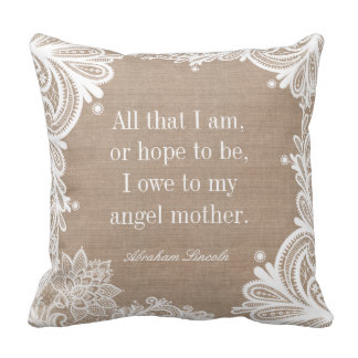 Mother's Day Quote Pillow