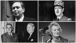 Harold Wilson, Charles de Gaulle, George Pompidou, Edward Heath and Margaret Thatcher were all involved in Britain's complicated history with Europe