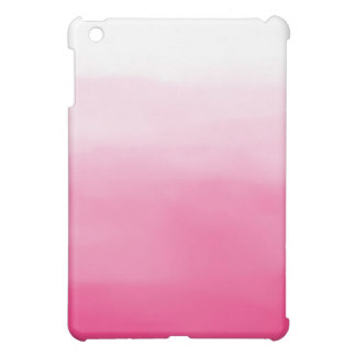 Bright Pink Watercolor Ombre iPad Mini Case