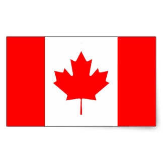 Canadian Flag Sticker