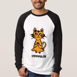 Om Kat - het Grappige Overhemd van de Yoga (Man) T Shirt