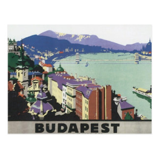 Viaje Budapest Hungría del vintage Postal