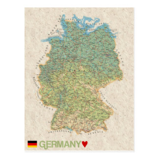 KARTEN-POSTKARTEN ♥ Deutschland Postkarte