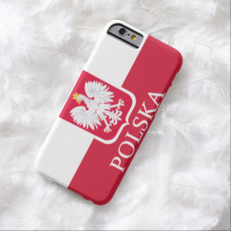 Drapeau blanc de Polska Eagle Coque Barely There iPhone 6