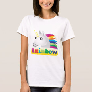 Regenbogen-Einhorn T-Shirt