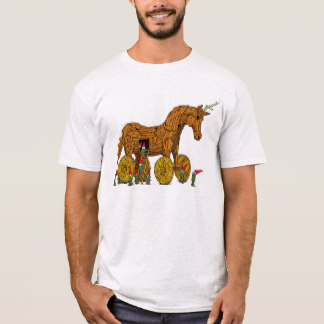 Trojan Einhorn-T-Shirt T-Shirt