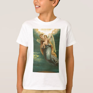 Schutzengel und Baby Jesus T-Shirt