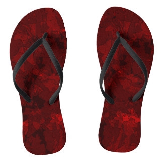 Rojo sangre chanclas