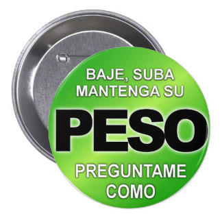 Peso de Baje Suba Mantega Su, botón de Preguntame