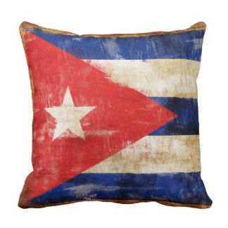 Almohada de la bandera de Cuba