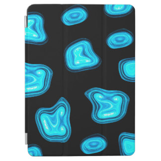 Gotas azules en negro cover de iPad air