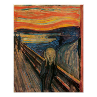 El grito de Edvard Munch Póster