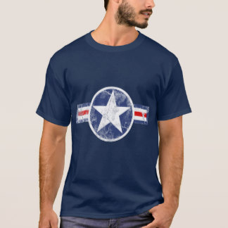 Camiseta patriótica de la estrella del vintage del