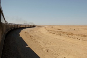 Rovos train 'Pride of Africa' in Namibia.