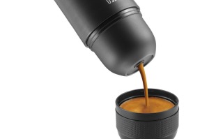 Minipresso portable espresso machine.