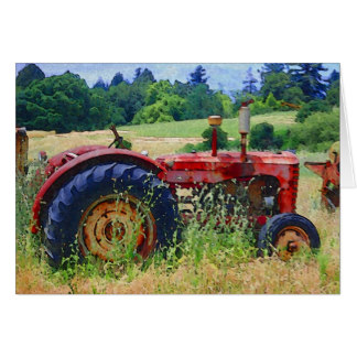 Rural Retirement Greeting Card