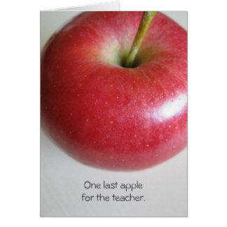 Teacher Retirement Apple Card