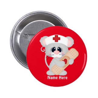 Cartoon Nurse Mouse add name button