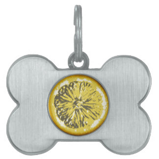 Lemon Pet ID Tags