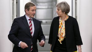 Enda Kenny held a 15-minute phone call with Theresa May