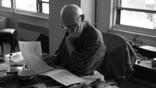 "Studying Bach", Bill Hayes' photograph of his late partner, medical author Oliver Sacks, in August 2015.