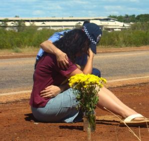 “The waves of grief come at me every day,” says Ingrid Bishop, pictured at the location where her son Josh’s body was ...