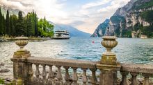 The view from Riva del Garda, on the northern shore of Lake Garda.