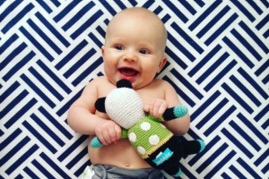 Baby Oliver has his own Instagram account, and his mum is unapologetic. 