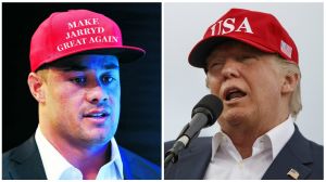 Jarry Hayne and Donald Trump.