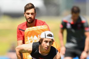 Settling in: Essendon's No.1 draft pick Andy McGrath.