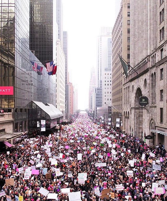 Thumbnail for Millions walk in women's marches