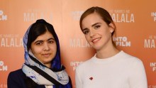 Malala Yousafzai and Emma Watson