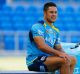 On the outer: Jarryd Hayne hasn't covered himself in glory at the Titans so far.