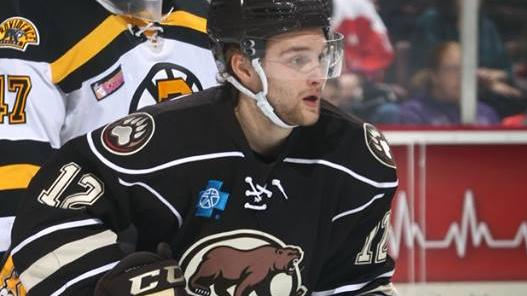 Nathan Walker Photo: Hershey Bears Facebook / Just Sports Photography